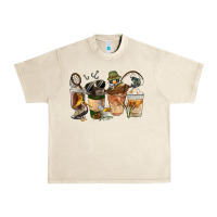 Sandshell Fishing Coffee Cups Urban Heavy Tee - FaDigitalArtStudio