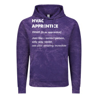 Cloud Purple hvac apprentice t shirt Vintage Hoodie - linhVisuals