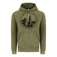 Vintage Olive brooklyn college seal Vintage Hoodie - linhVisuals