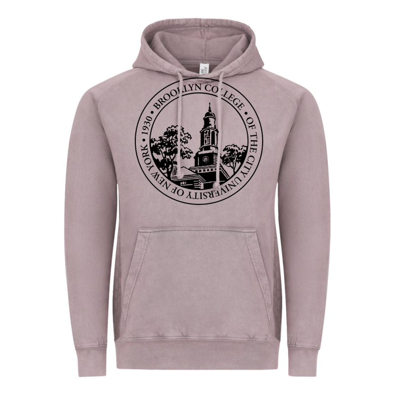 Brooklyn College Seal Vintage Hoodie by linhVisuals | Teevron