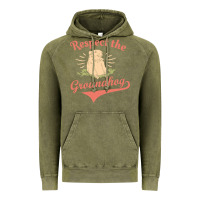 Vintage Olive respect the groundhog happy groundhog day vintage Vintage Hoodie - linhVisuals