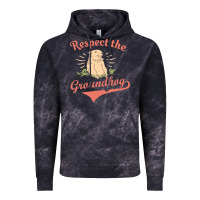 Cloud Black respect the groundhog happy groundhog day vintage Vintage Hoodie - linhVisuals