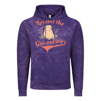 Cloud Purple respect the groundhog happy groundhog day vintage Vintage Hoodie - linhVisuals