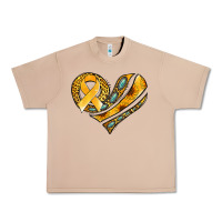 Burro childhood cancer awareness heart Urban Heavy Tee - Jasminsmagicworld