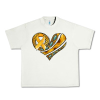 Pistachio childhood cancer awareness heart Urban Heavy Tee - Jasminsmagicworld
