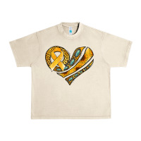 Sandshell childhood cancer awareness heart Urban Heavy Tee - Jasminsmagicworld