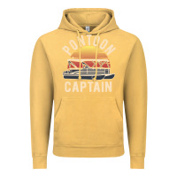 Vintage Mustard retro pontoon captain of the boat funny river cruising gift for pontoo Vintage Hoodie - linhVisuals