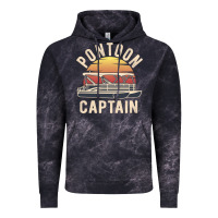 Cloud Black retro pontoon captain of the boat funny river cruising gift for pontoo Vintage Hoodie - linhVisuals