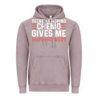 Vintage Zinc secretly hoping chemo gives me superpowers cancer awareness gifts Vintage Hoodie - linhVisuals