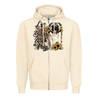 Sandshell life is better with a pug Zipper Hoodie - JahusDesignShop