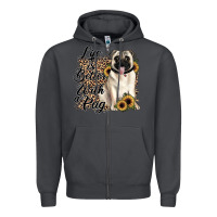 Smoke life is better with a pug Zipper Hoodie - JahusDesignShop