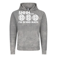 Cloud Rock shhh i'm doing math gym funny bodybuilding weightlifting humor quote Vintage Hoodie - linhVisuals
