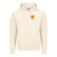 Vintage Artic skeleton rib case orange pumpkin heart vintage halloween anatomy costu Vintage Hoodie - linhVisuals