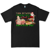 Black torn between lookin like a snack and eatin one Premium Tee - FaDigitalArtStudio