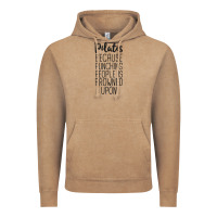 Vintage Coffee pilates because punching people is frowned upon t shirt Vintage Hoodie - linhVisuals