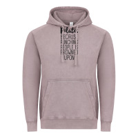 Vintage Zinc pilates because punching people is frowned upon t shirt Vintage Hoodie - linhVisuals