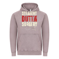 Vintage Zinc straight outta surgery funny get well soon gifts post surgery supporti Vintage Hoodie - linhVisuals