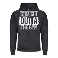 Vintage Black straight outta the gym Vintage Hoodie - linhVisuals