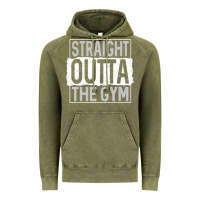 Vintage Olive straight outta the gym Vintage Hoodie - linhVisuals