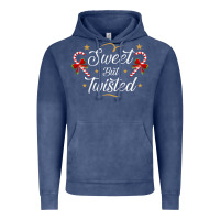 Vintage Denim sweet but twisted candy cane christmas humor funny and cute gifts for Vintage Hoodie - linhVisuals