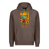 Coffee don't jesus done it that way western skeleton  12 oz can cooler  (slim Premium Hoodie - Artiststas