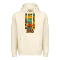Sandshell don't jesus done it that way western skeleton  12 oz can cooler  (slim Premium Hoodie - Artiststas