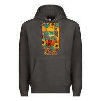 Smoke don't jesus done it that way western skeleton  12 oz can cooler  (slim Premium Hoodie - Artiststas