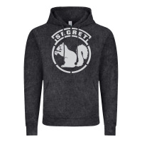 Vintage Black Secret Squirrel Vintage Hoodie - linhVisuals