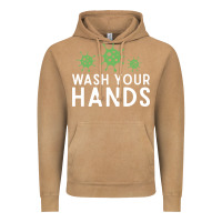 Vintage Camel wash your hands green germs graphic Vintage Hoodie - linhVisuals