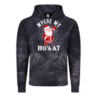 Cloud Black where my ho's at funny santa christmas pun naughty xmas humor gift Vintage Hoodie - linhVisuals