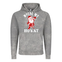 Cloud Rock where my ho's at funny santa christmas pun naughty xmas humor gift Vintage Hoodie - linhVisuals