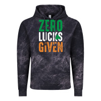 Cloud Black zero lucks given funny st patricks day joke quote lucky shamrock irela Vintage Hoodie - linhVisuals