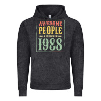 Vintage Black vintage 1988 awesome people are born in 1988 31st birthday gift for me Vintage Hoodie - linhVisuals