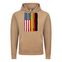 Vintage Coffee united states with germany flag mix us and german country flags Vintage Hoodie - linhVisuals