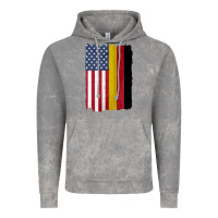 United States With Germany Flag Mix Us And German Country Flags Vintage Hoodie | Teevron