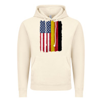 Vintage Artic united states with germany flag mix us and german country flags Vintage Hoodie - linhVisuals