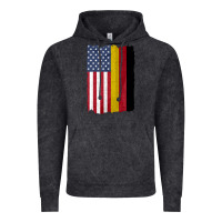 Vintage Black united states with germany flag mix us and german country flags Vintage Hoodie - linhVisuals