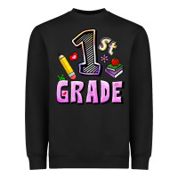 Black First Grade Heavyweight Sweatshirt - RanaPortraitStore