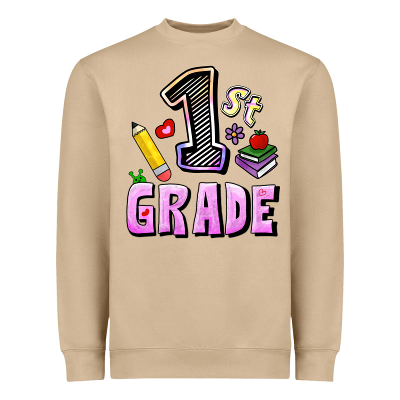 First Grade Heavyweight Sweatshirt by RanaPortraitStore | Teevron