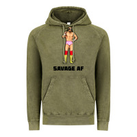 Vintage Olive savage af Vintage Hoodie - linhVisuals