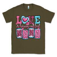 Army Green love is being called mama Classic Tee - OliviaCreatesArt