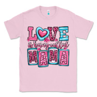 Bubblegum Pink love is being called mama Classic Tee - OliviaCreatesArt