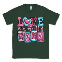 Sports Green love is being called mama Classic Tee - OliviaCreatesArt