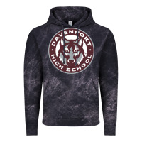 Cloud Black davenport high school, davenport Vintage Hoodie - linhVisuals