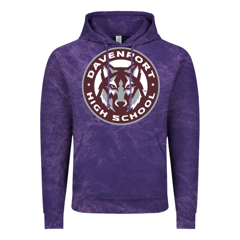 Davenport High School, Davenport Vintage Hoodie by linhVisuals | Teevron
