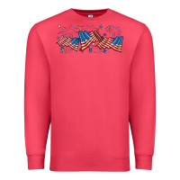 Cardinal fourth of july american flag Premium Sweatshirt - RanaPortraitStore