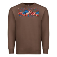 Chestnut fourth of july american flag Premium Sweatshirt - RanaPortraitStore