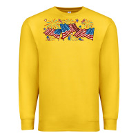 Lemon fourth of july american flag Premium Sweatshirt - RanaPortraitStore
