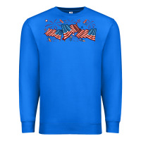 True Royal fourth of july american flag Premium Sweatshirt - RanaPortraitStore