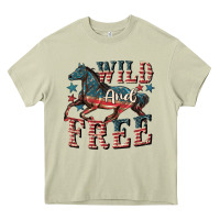 Wild And Free 4th Of July Heavy Core Tee | Teevron